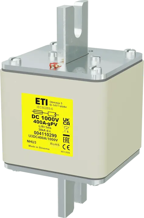 Attēls no NHU3 gPV 400A/1000V DC
