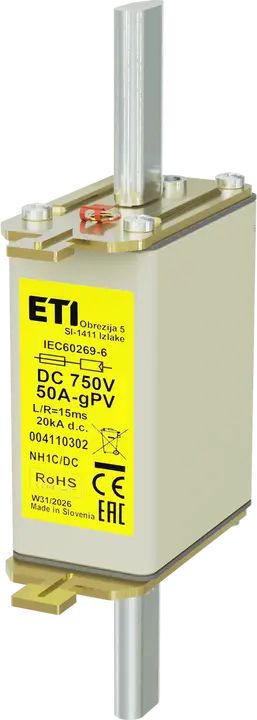 Attēls no *NH1C gPV 50A/750V DC