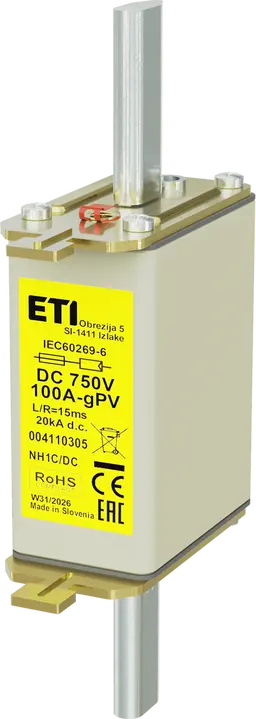 Attēls no *NH1C gPV 100A/750V DC