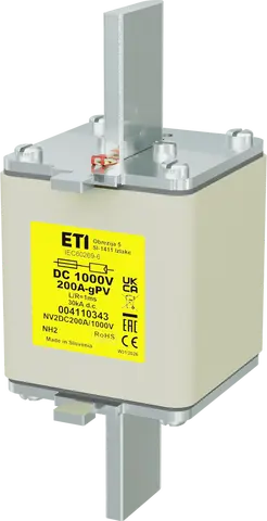 Attēls no NH2 gPV 200A/1000V DC