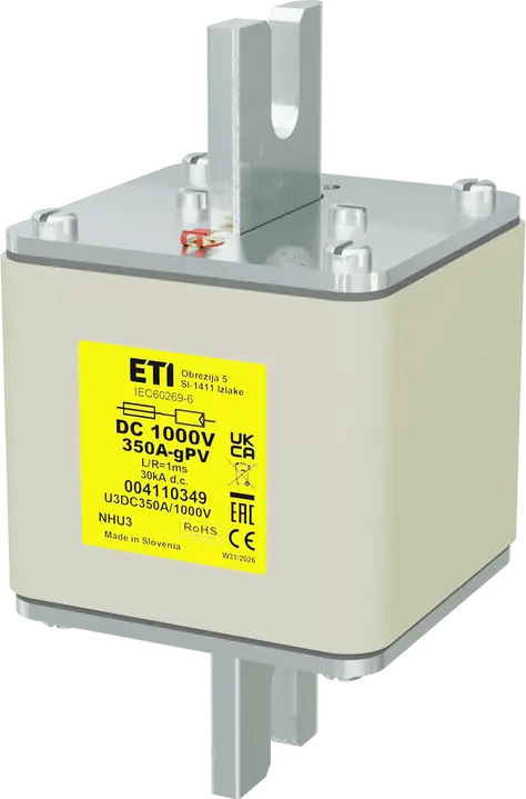 Attēls no NHU3 gPV 350A/1000V DC