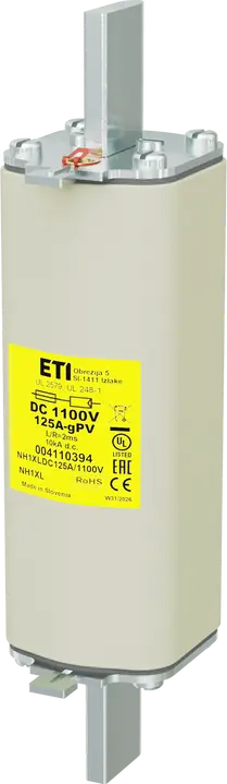 Attēls no NH1XL gPV 125A/1100V DC UL