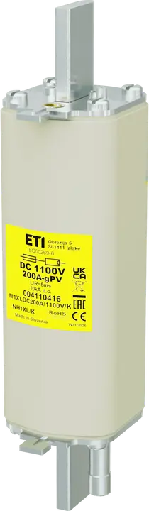 Attēls no NH1XL/K gPV 200A/1100V DC