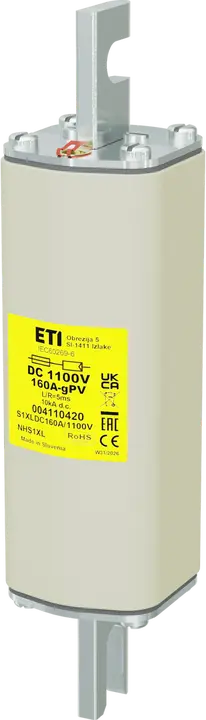 Attēls no NHS1XL gPV 160A/1100V DC