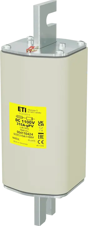 Attēls no NHS3L gPV 315A/1100V DC