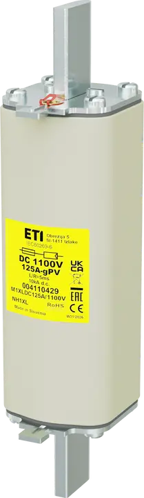 Attēls no NH1XL gPV 125A/1100V DC