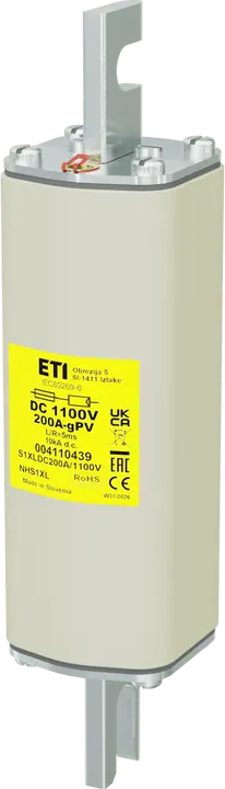 Attēls no NHS1XL gPV 200A/1100V DC