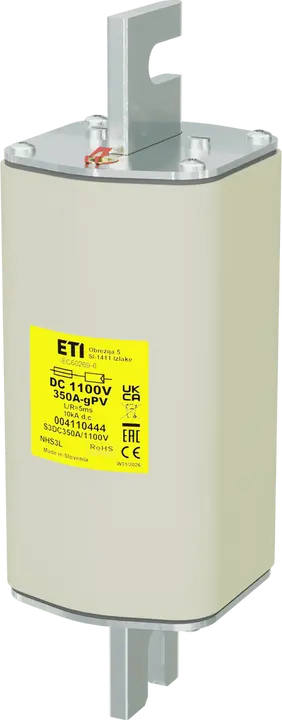 Attēls no NHS3L gPV 350A/1100V DC