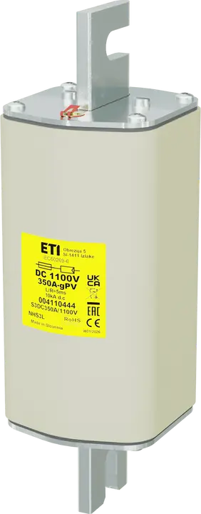 Attēls no NHS3L gPV 350A/1100V DC