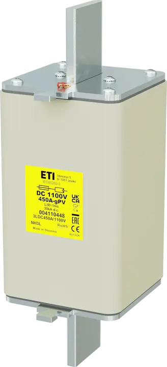 Attēls no NH3L gPV 450A/1100V DC