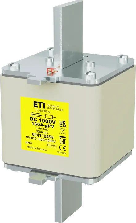 Attēls no NH3 gPV 160A/1000V DC
