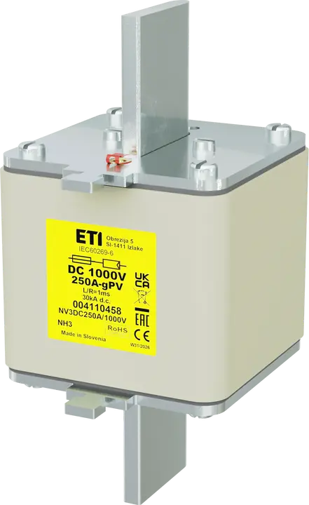 Attēls no NH3 gPV 250A/1000V DC
