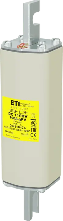 Attēls no NHS1XL gPV 100A/1100V DC UL