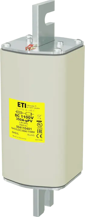 Attēls no NHS3L gPV 350A/1100V DC UL