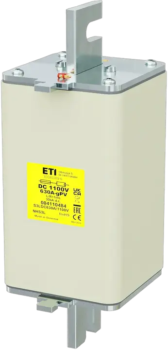 Attēls no NHS3L gPV 630A/1100V DC