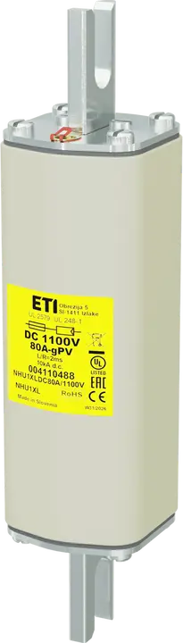 Attēls no NHU1XL gPV 80A/1100V DC UL
