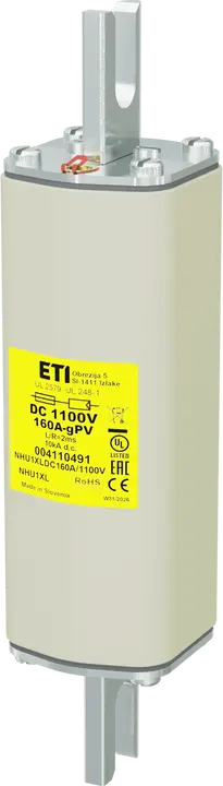Attēls no NHU1XL gPV 160A/1100V DC UL