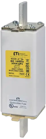 NHS1XL gPV 125A/1500V DC UL