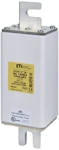 NHU2XL gPV 250A/1500V DC UL
