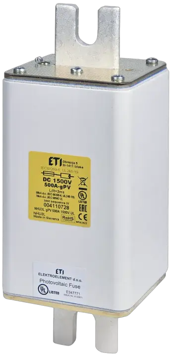 Attēls no NHU3L gPV 400A/1500V DC UL