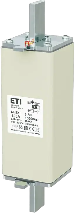 Attēls no NH1XL gBat 125A/1500V DC