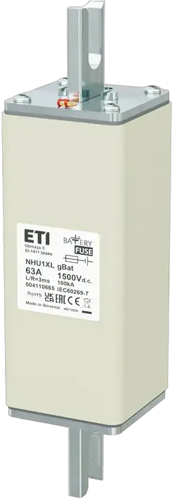Attēls no NHU1XL gBat 63A/1500V DC