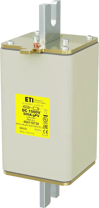 Attēls no NHU3L/MS gPV 500A/1500V DC UL