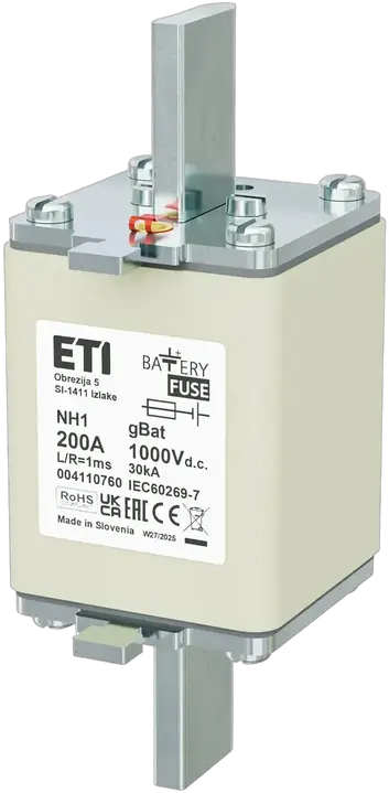 Attēls no NH1 gBat 200A/1000V DC