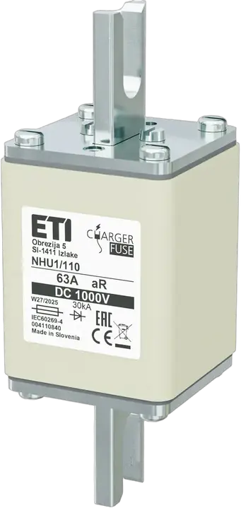 Attēls no NHU1/110 aR 63A/1000V DC