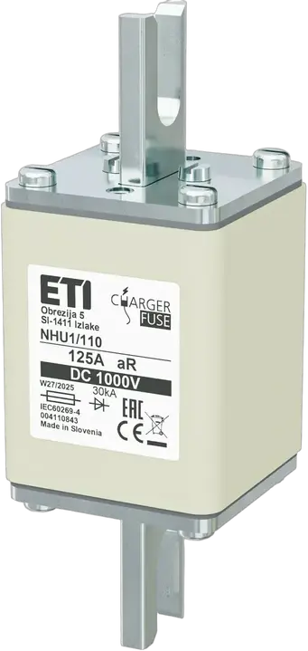 Attēls no NHU1/110 aR 125A/1000V DC