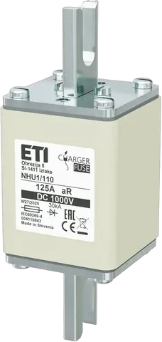 NHU1/110 aR 125A/1000V DC