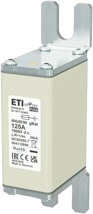 Attēls no NHU00/90 gBat 125A/1000V DC