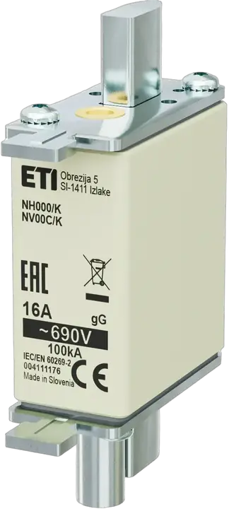 Attēls no NH000/K gG 16A/690V