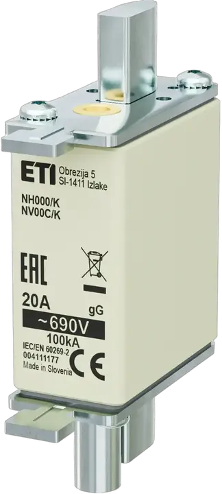 Attēls no NH000/K gG 20A/690V