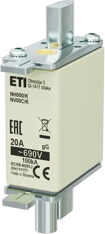 Attēls no NH000/K gG 20A/690V