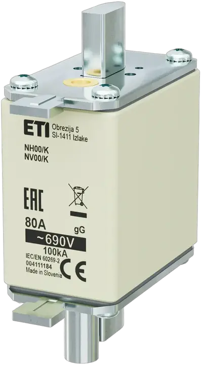 Attēls no NH00/K gG 80A/690V