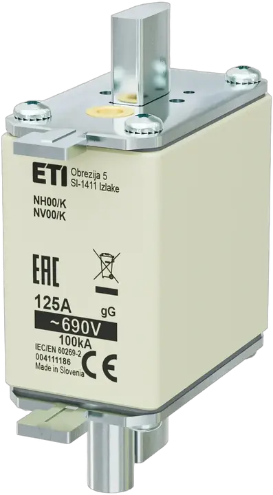 Attēls no NH00/K gG 125A/690V