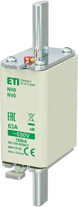 Attēls no NH0 aM 63A/690V