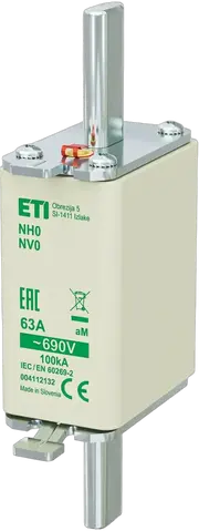 Attēls no NH0 aM 63A/690V