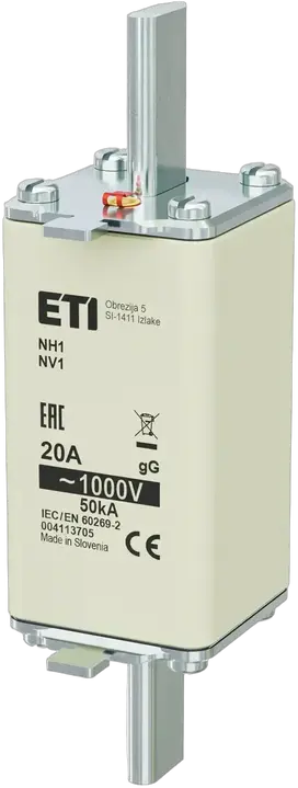 Attēls no NH1/85 gG 20A/1000V