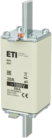 Attēls no NH1/85 gG 20A/1000V