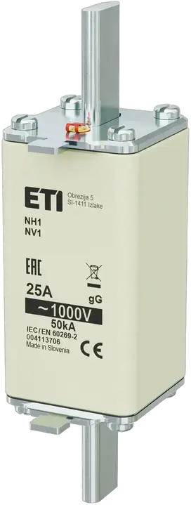 Attēls no NH1/85 gG 25A/1000V