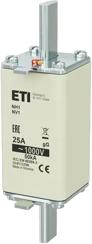 Attēls no NH1/85 gG 25A/1000V