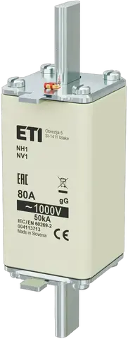 Attēls no NH1/85 gG 80A/1000V