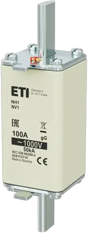 Attēls no NH1/85 gG 100A/1000V
