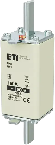 Attēls no NH1/85 gG 160A/1000V