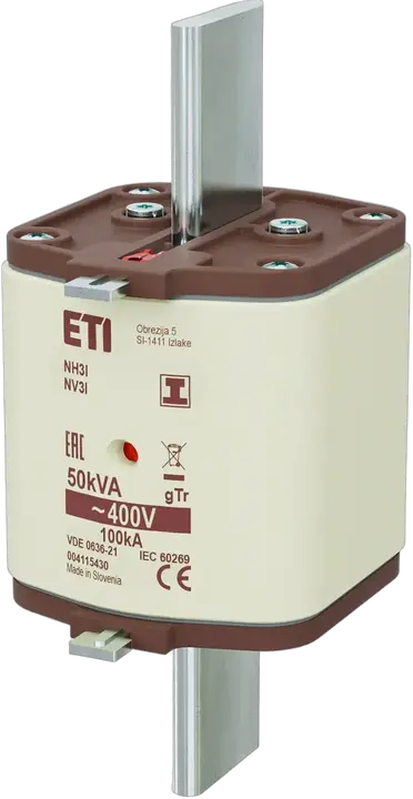 Attēls no NH3/I gTr 72A/400V/50kVA