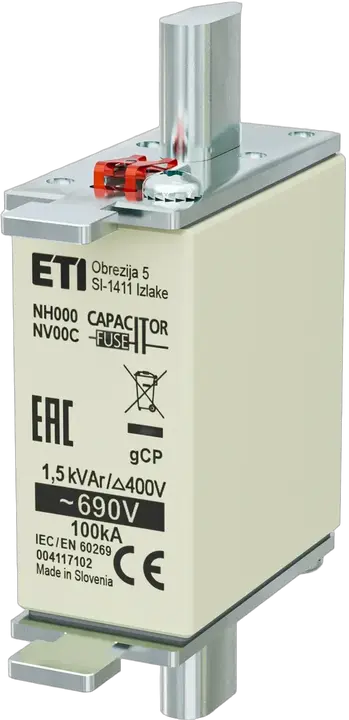 Attēls no NH000 gCP 1,5kVAr/690V