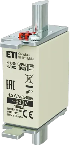Attēls no NH000 gCP 1,5kVAr/690V