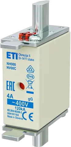 Attēls no NH000 gG 4A/400V